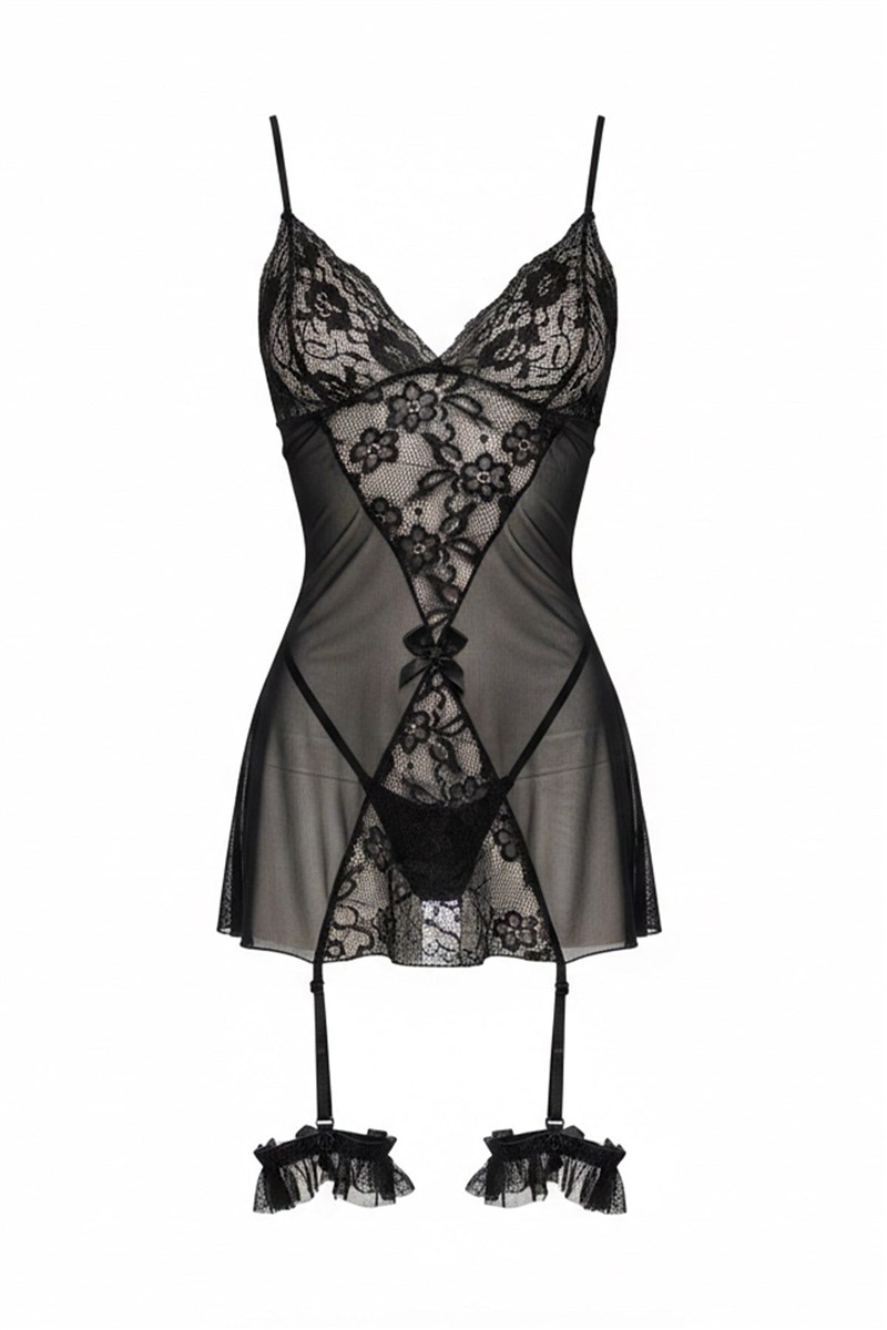 Floral Lace Babydoll Nightgown  #452379