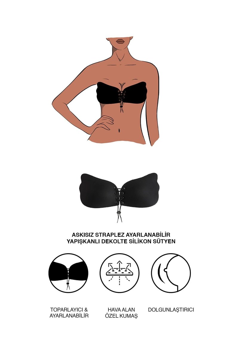 C&City Magic Bra Adhesive Stick Bra Strapless Push Up Bras  #450005