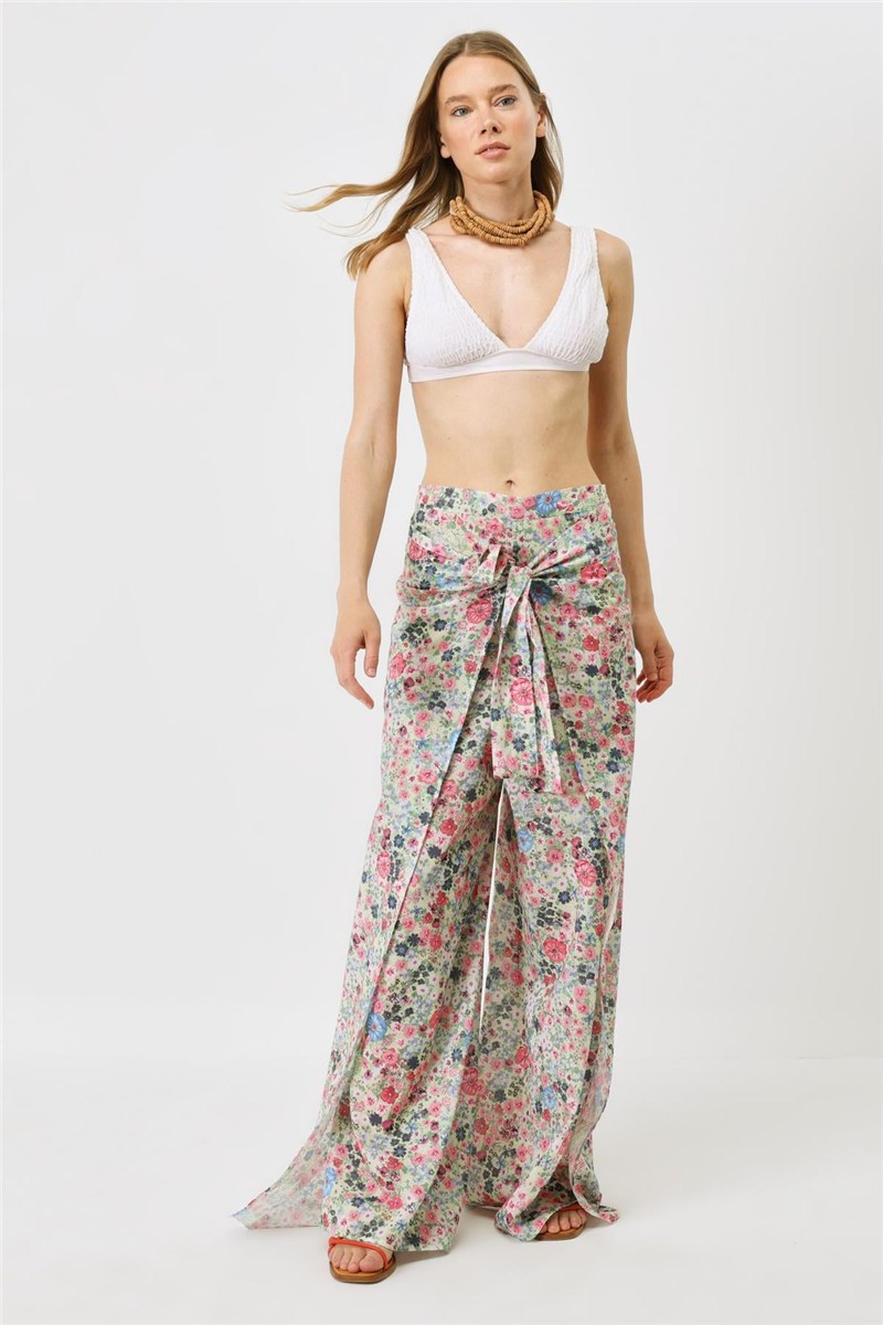 Women's Belted Pareo Pants 9078   #451594