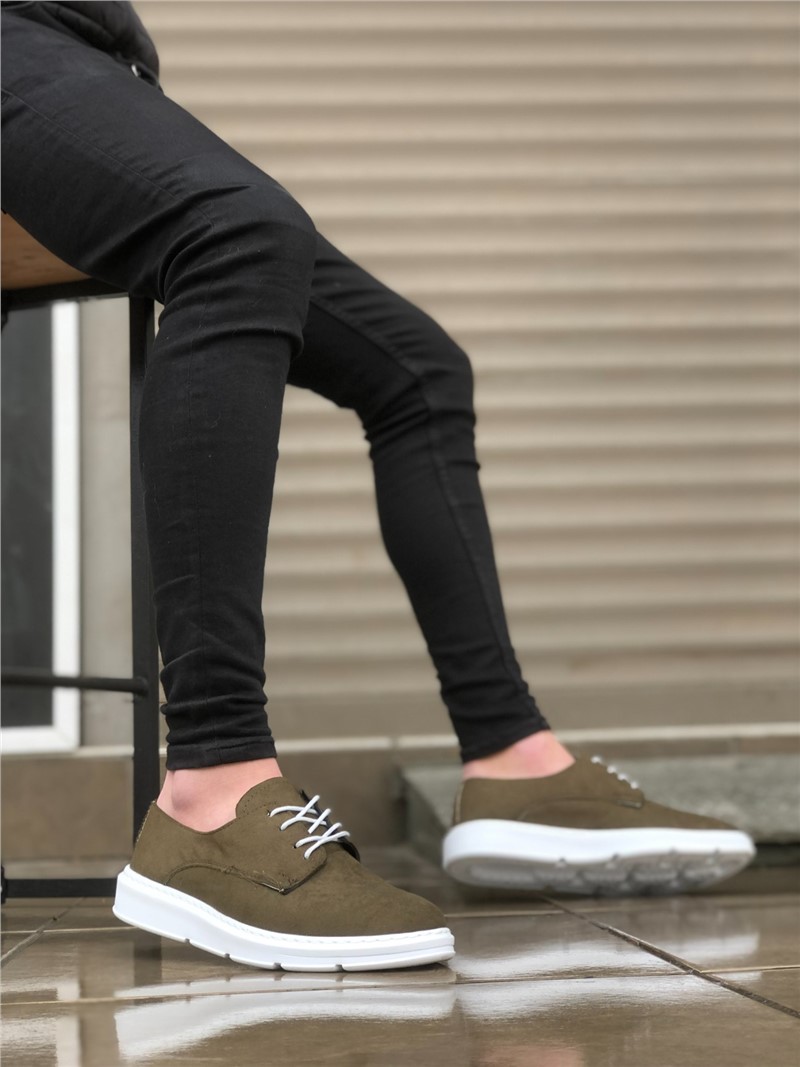 Obuwie męskie - khaki 328420