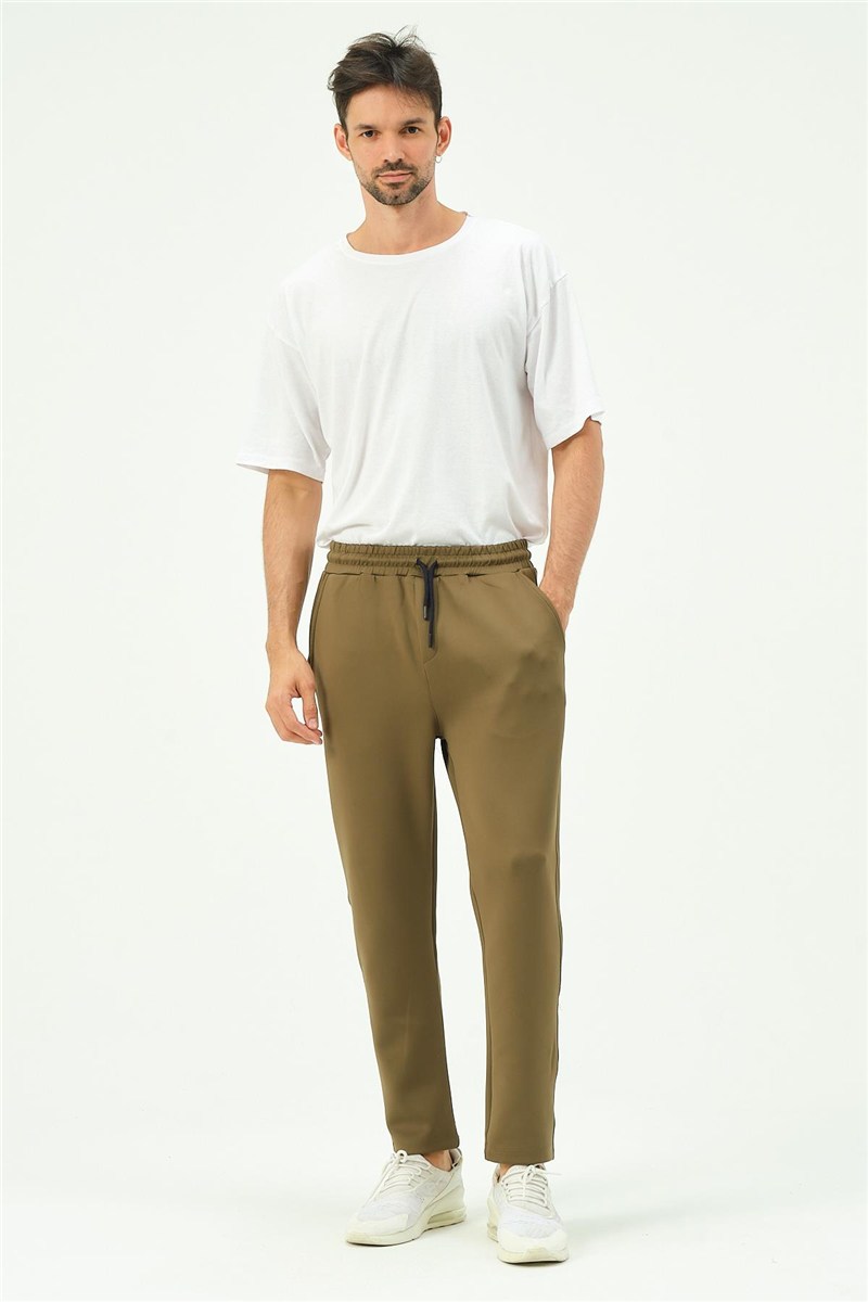 C&City Men Straight Leg Sweatpants with Side Pockets 852  #451106