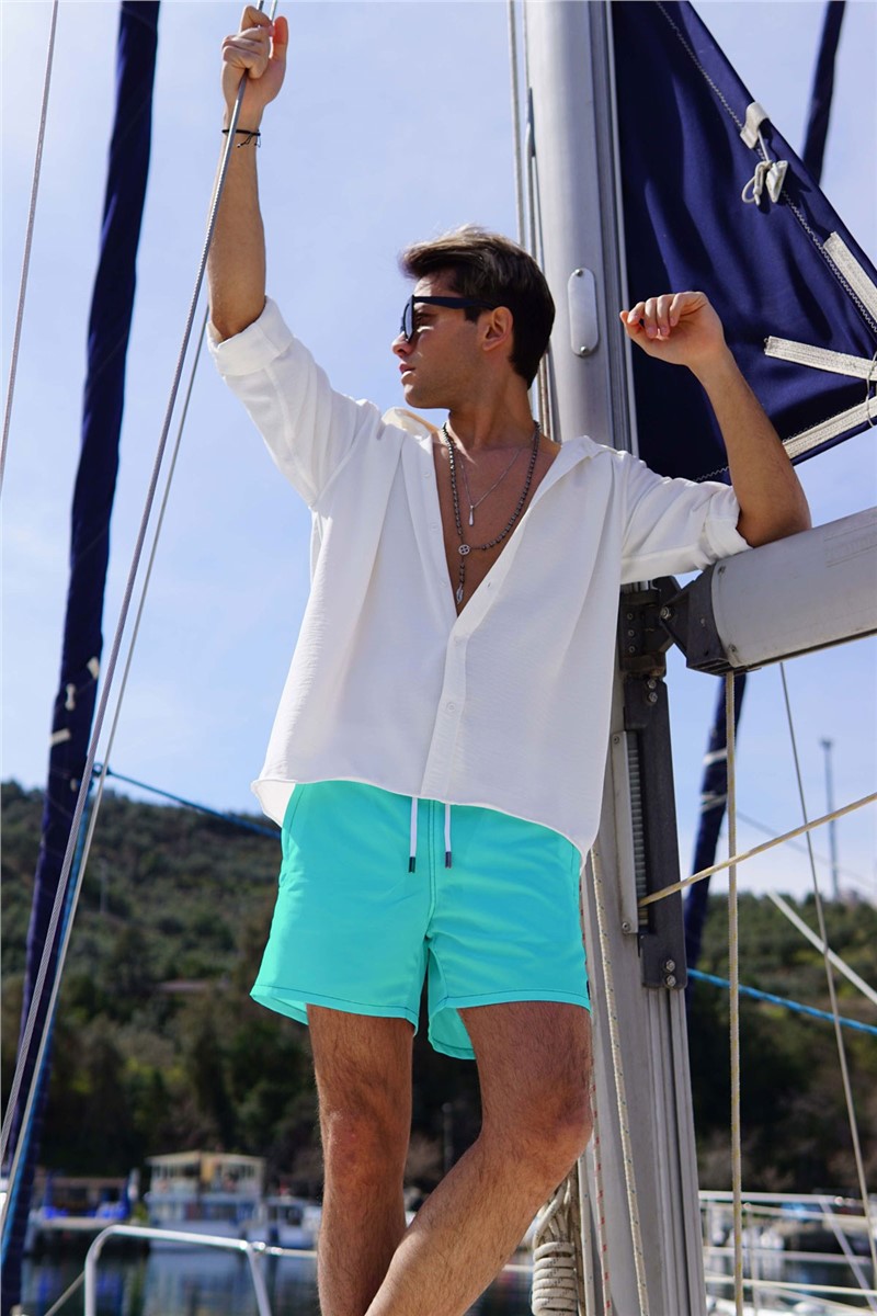 Men's beach shorts C1350 - Mint #330222