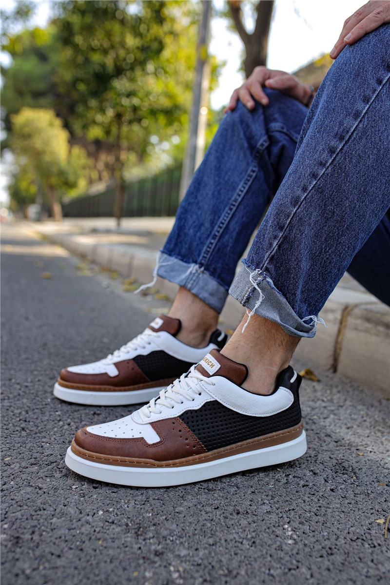 Buty Męskie Chekich CH109 - Białe z Taba #359650