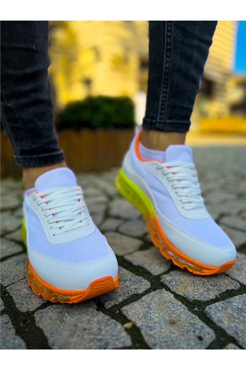 Chekich férfi sportcipő CH181 RRT - fehér narancssárga #366322