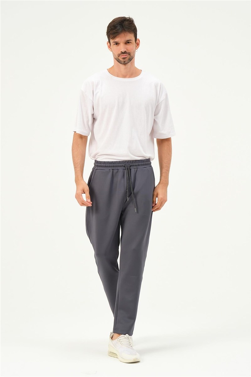 C&City Men Straight Leg Sweatpants with Side Pockets 852  #451107
