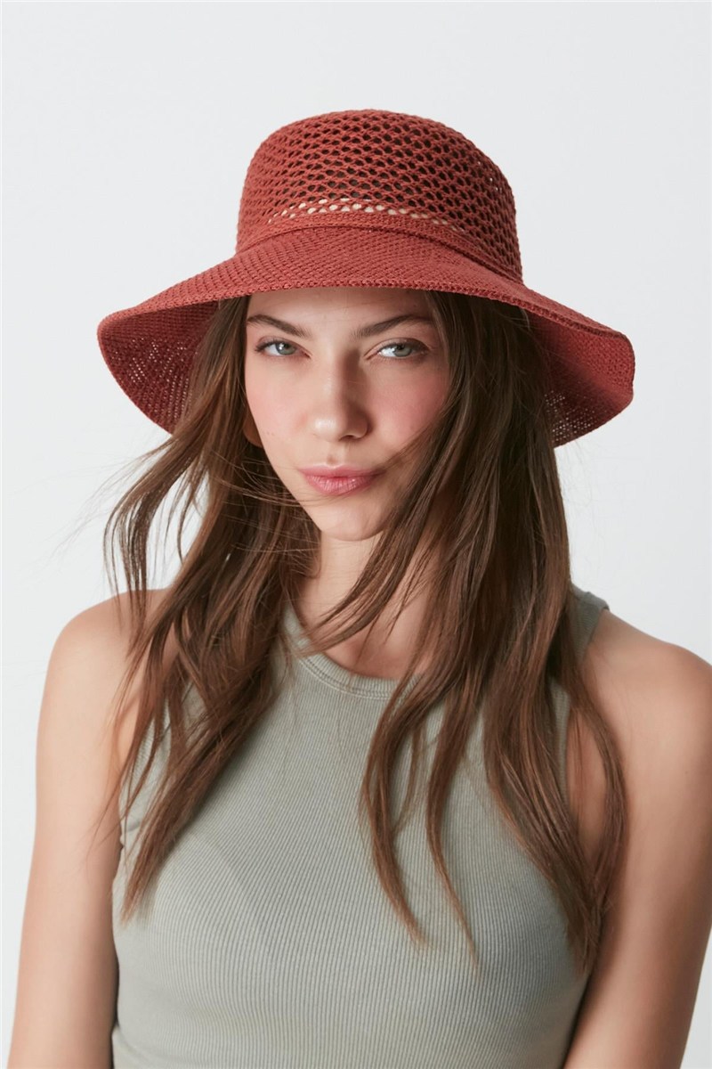 Mercerized Beach Hat T24740-16  #451452