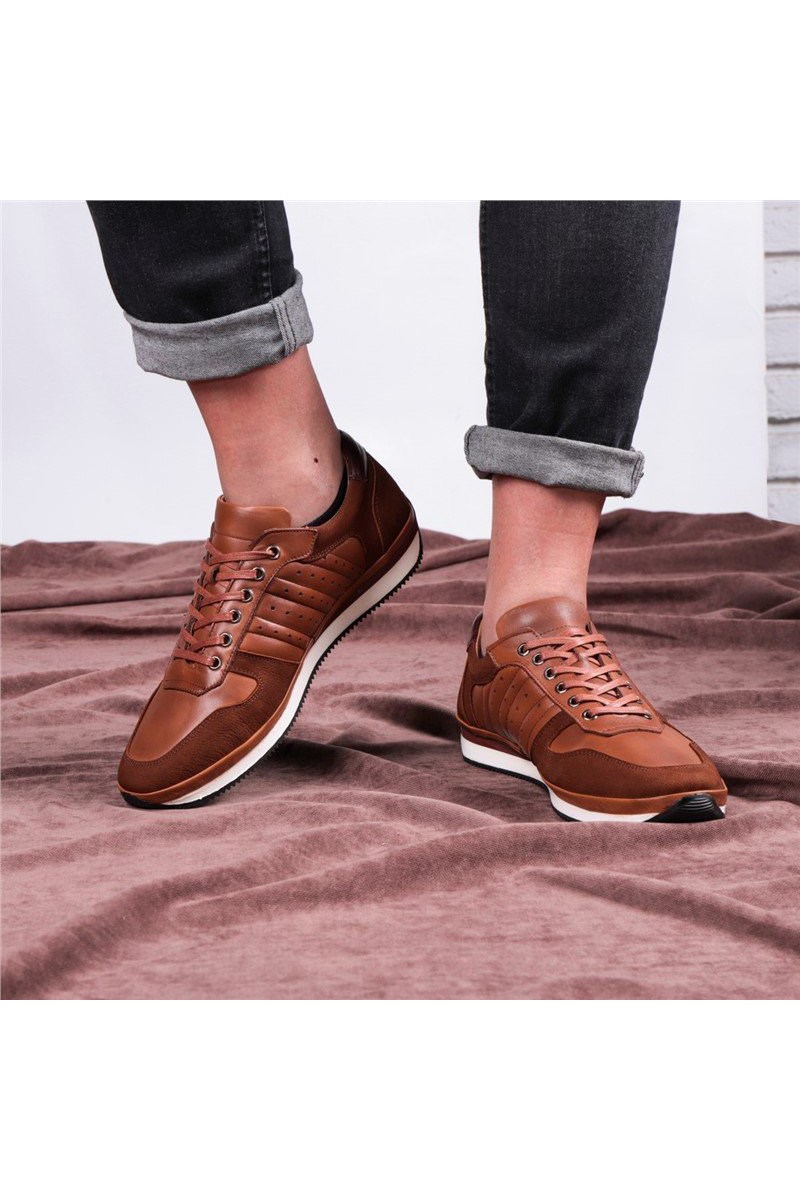 Ducavelli Men's Leather Casual shoes - Brown #326808