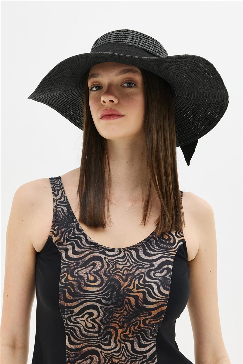Wide Brim Straw Beach Hat Y25730-10  #451908