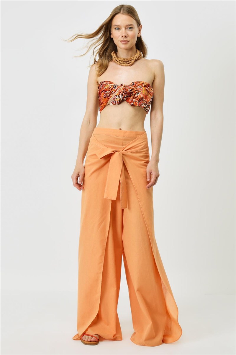 Women's Belted Pareo Pants 9078   #451593