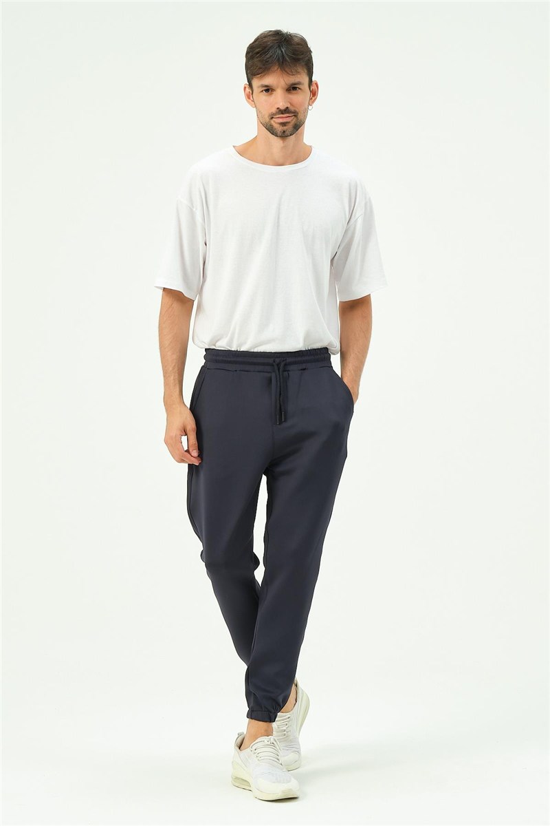 C&City Men Elastic Leg Sweatpants with Side Pockets 853  #451108