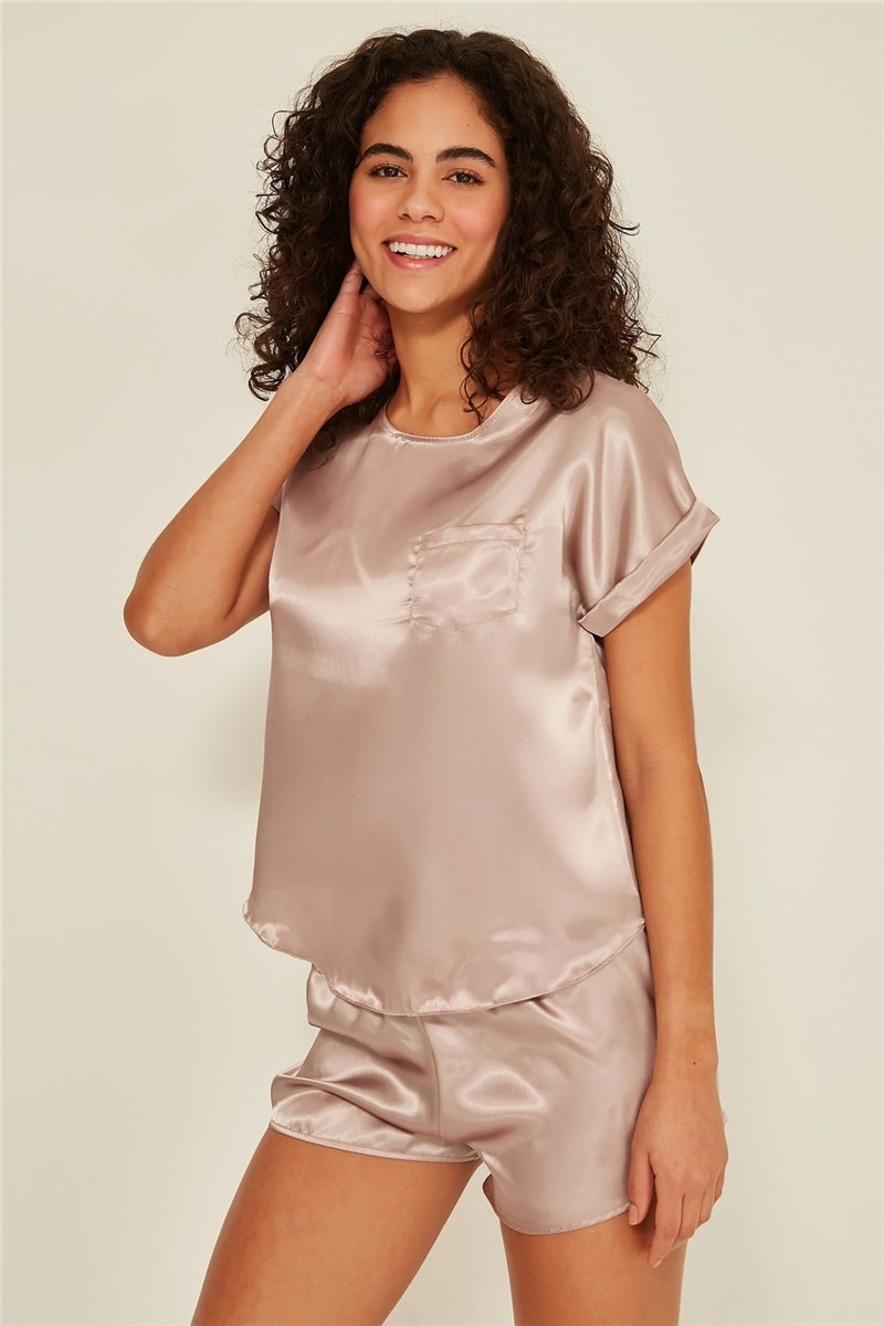 C&City 080 Women Satin Pyjama Set  #450203