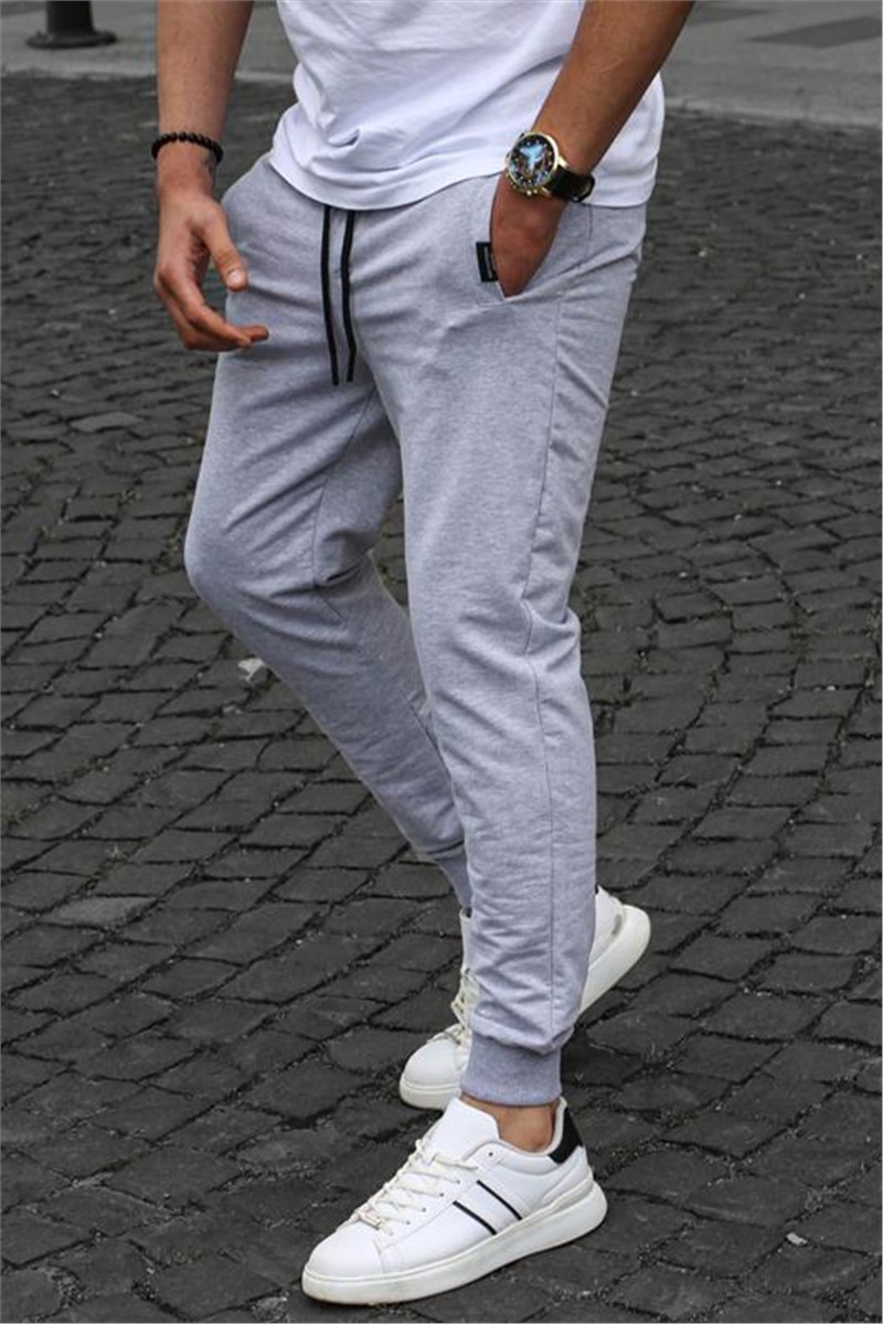 Men's Sports Bottoms 6512 - Light Gray Melange #382725