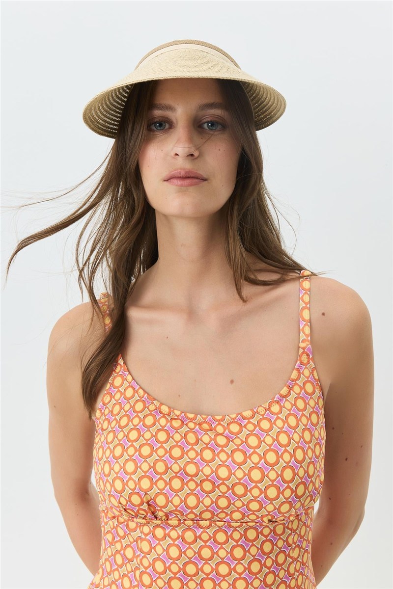 Visor Straw Beach Hat Y8200  #452166