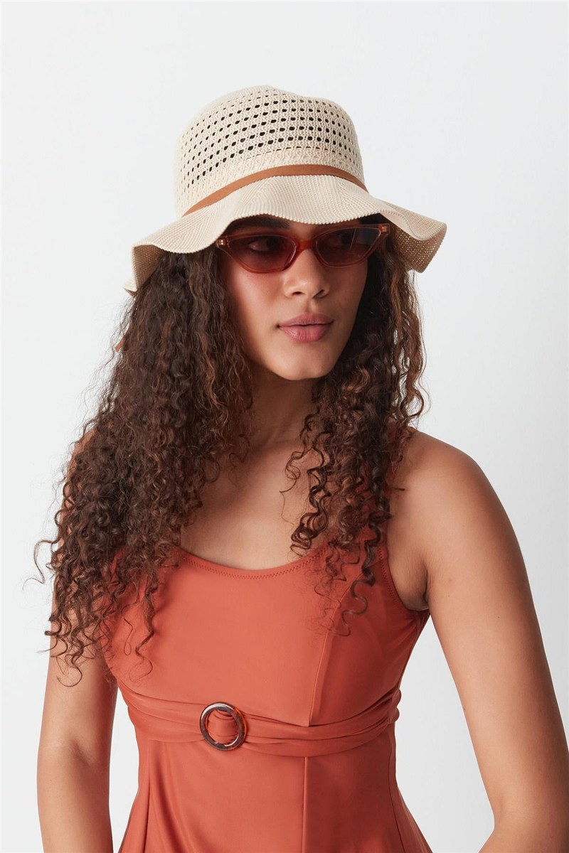 Mercerized Beach Hat T24740-17  #451467