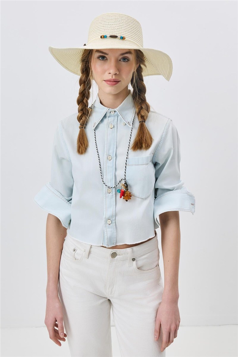 Wide Brim Straw Beach Hat Y25730-03  #451890