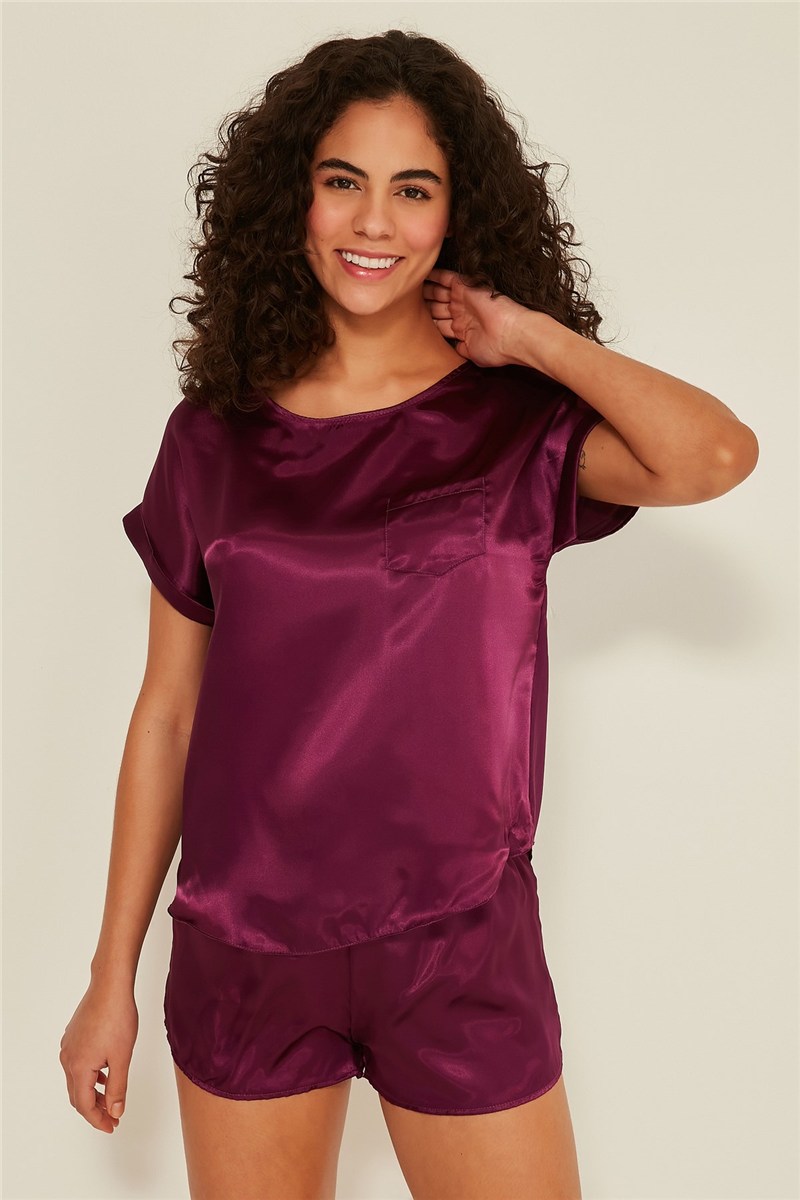 C&City 080 Women Satin Pyjama Set  #450200