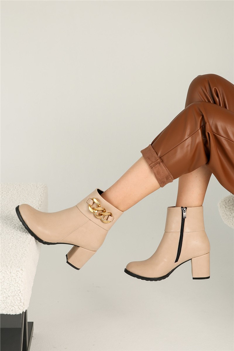 Women's Boots - Beige #320353