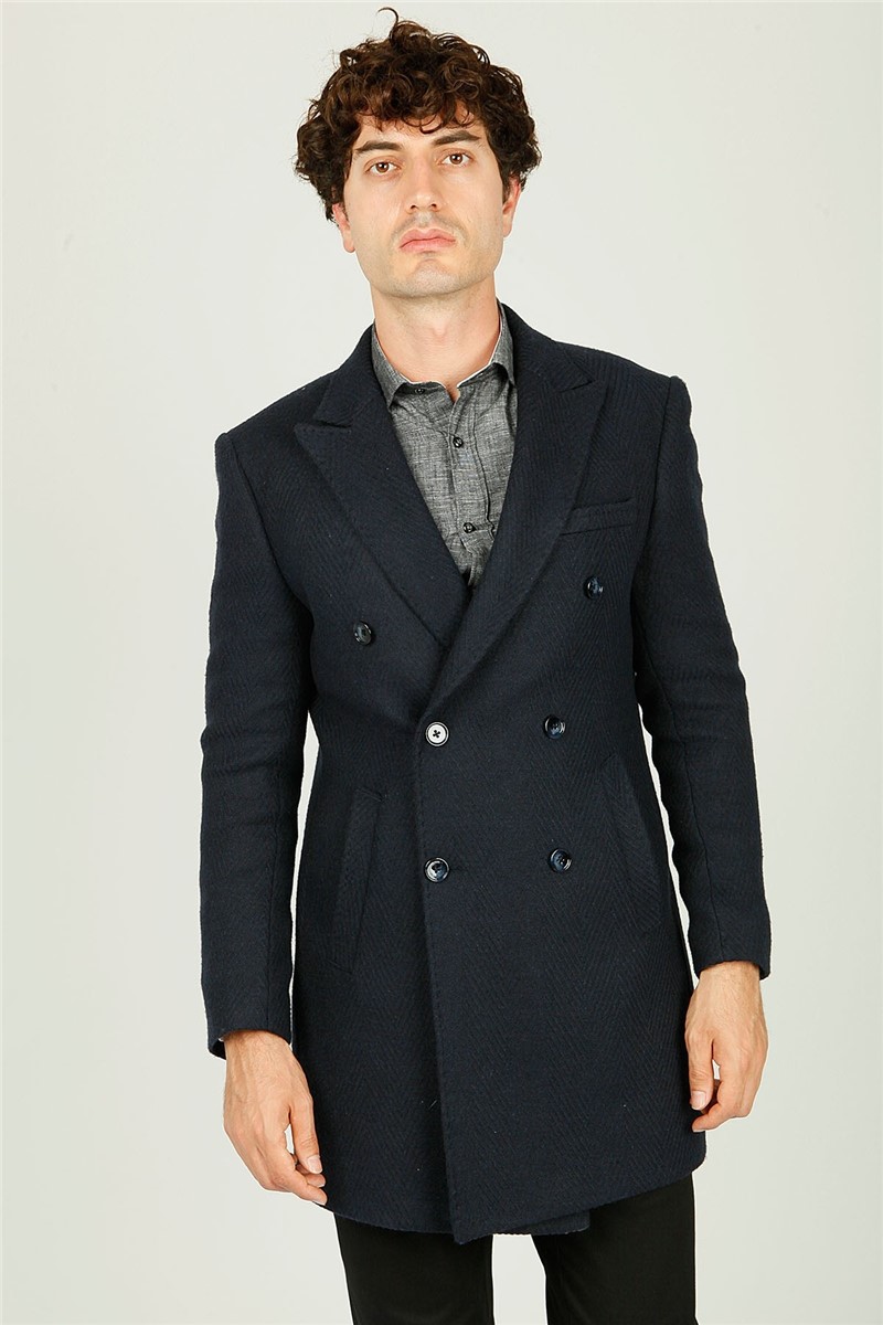 Centone Men's Coat - Black #307229