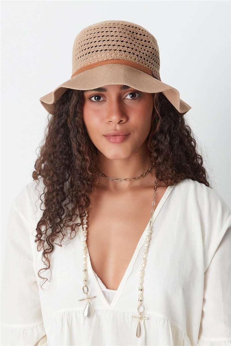 Mercerized Beach Hat T24740-17  #451466