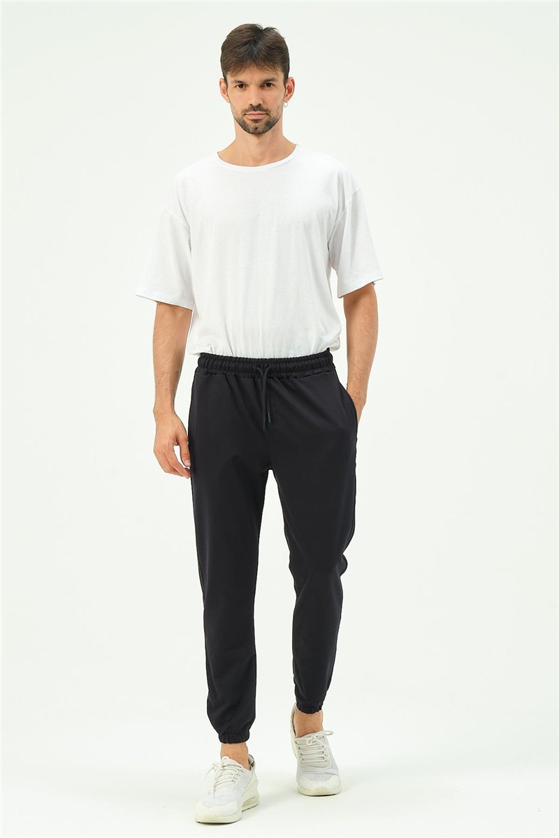 C&City Men Elastic Leg Sweatpants with Side Pockets 781  #451081