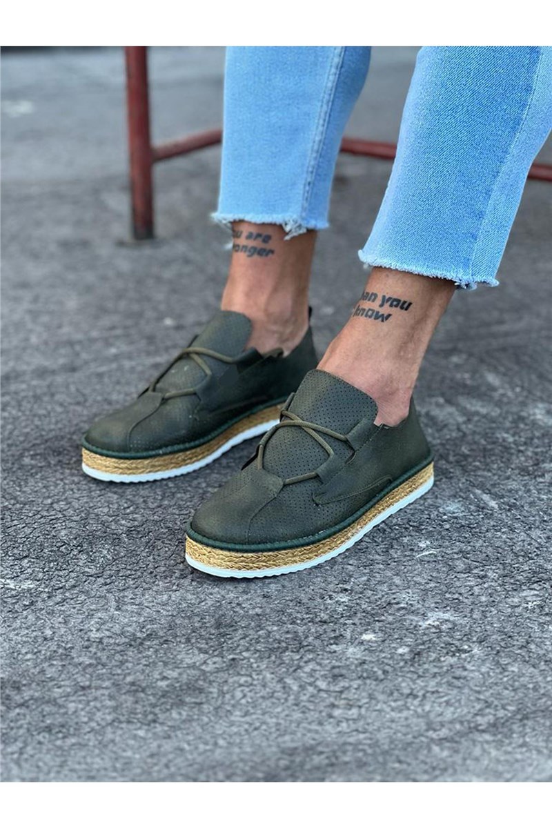 Men's Casual Shoes WG015 - Khaki #401919