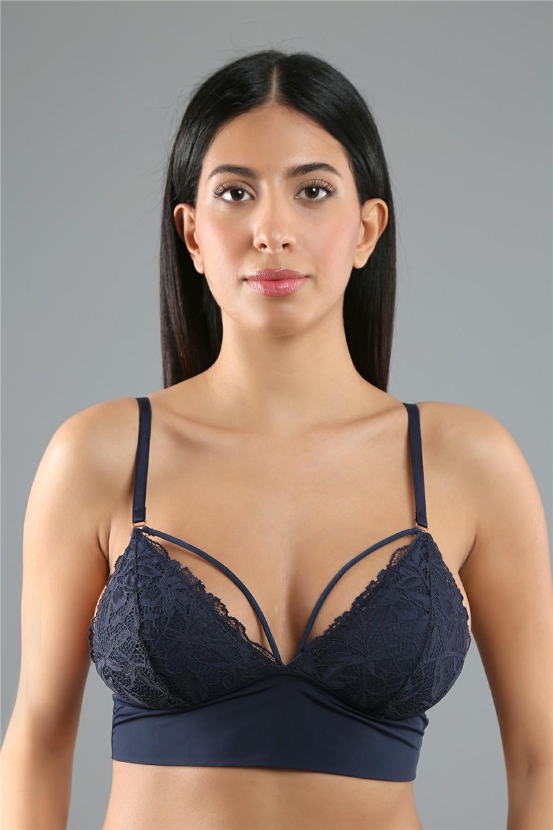 C&City Kaplı Bralet Sütyen C18320 Lacivert  #451131