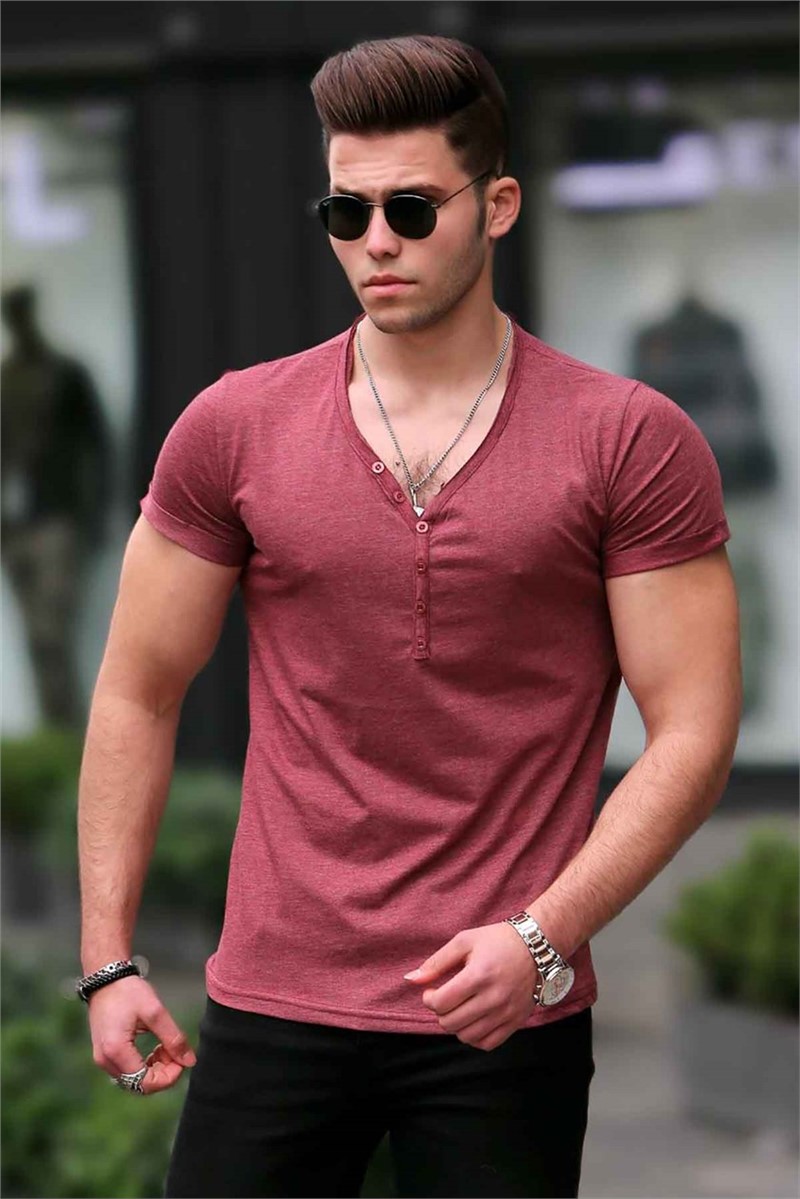 Madmext Men's T-Shirt - Red #286076