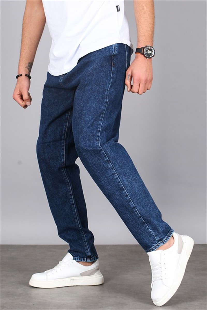 Мъжки Oversize панталон 5674 - Тъмносин #324622