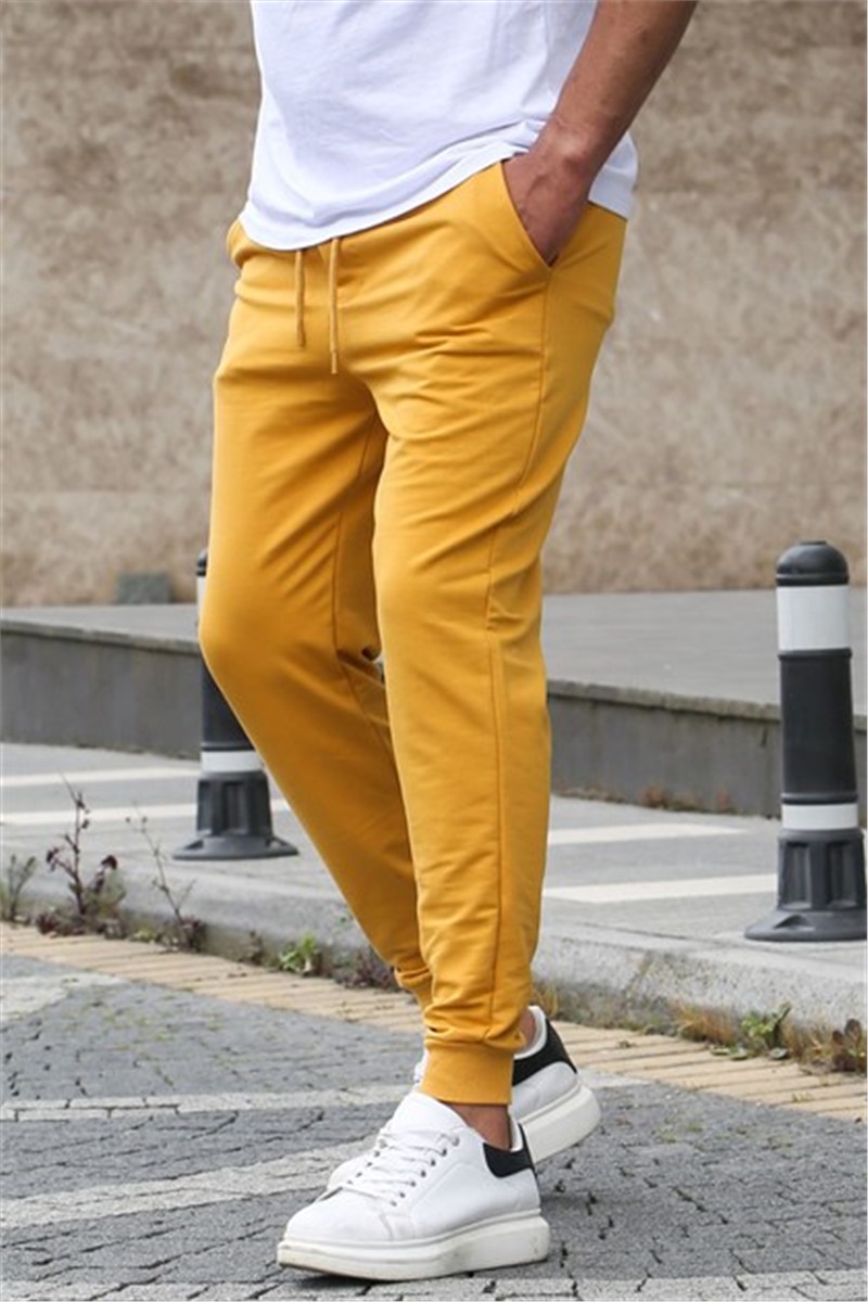 Madmext Men's Jogger - Yellow #306648