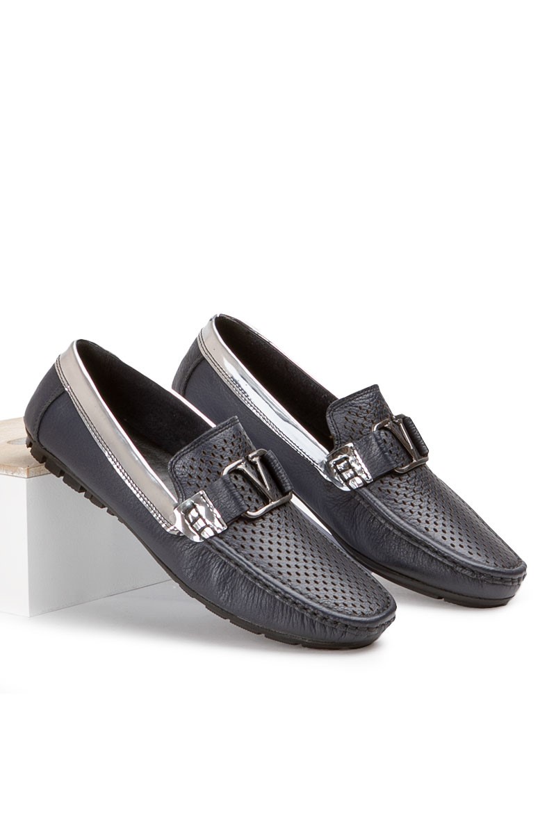 Marwells Men's Loafers - Dark Blue #2021439