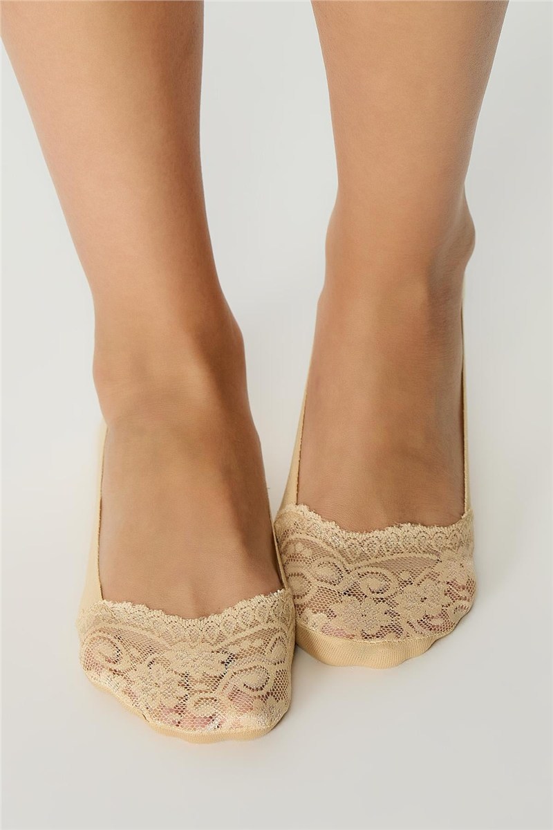Lace Detail Ballet Socks with Lurex  #451478
