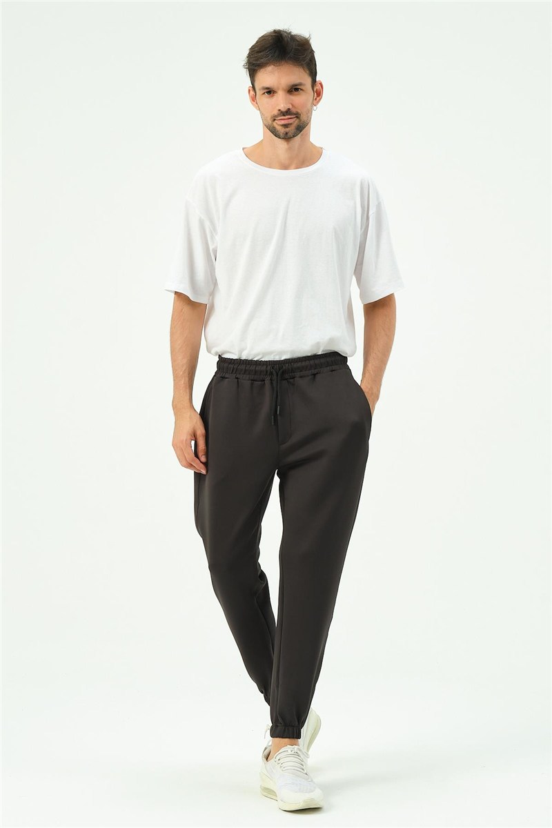 C&City Men Elastic Leg Sweatpants with Side Pockets 853  #451109