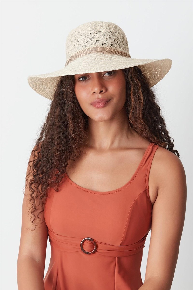 Mercerized Beach Hat T24740-04  #451432