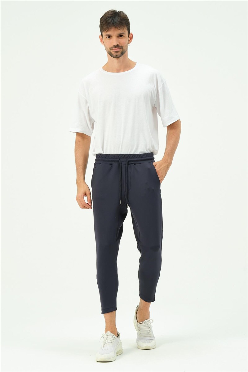 C&City Men Sweatpants with Zippered Legs and Back Pockets 854  #451112