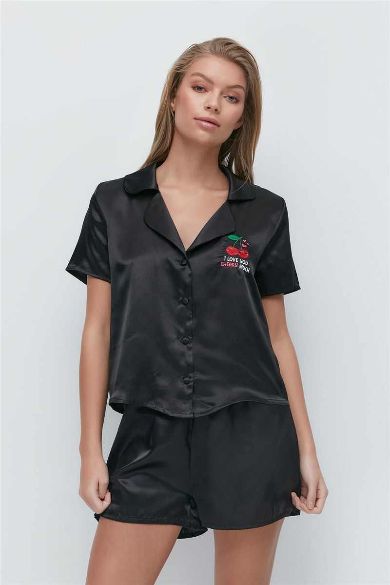 Satin Short Pyjama Set 033  #451262