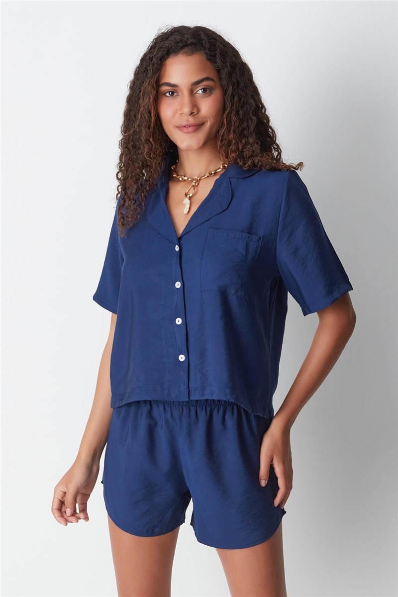 Short Sleeve Shirt and Shorts Set 9148  #451366
