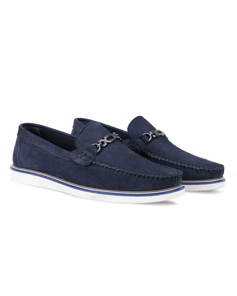 GERARDINO Ανδρικά παπούτσια Nubuck - Σκούρο μπλε 9850