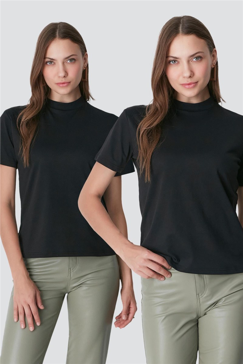 Crew Neck Short Sleeve 2-Pack Basic T-Shirt 957  #451406