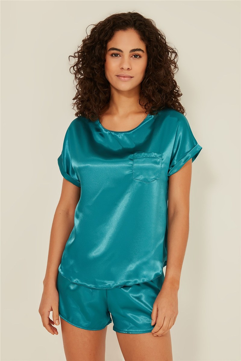 C&City 080 Women Satin Pyjama Set  #450201