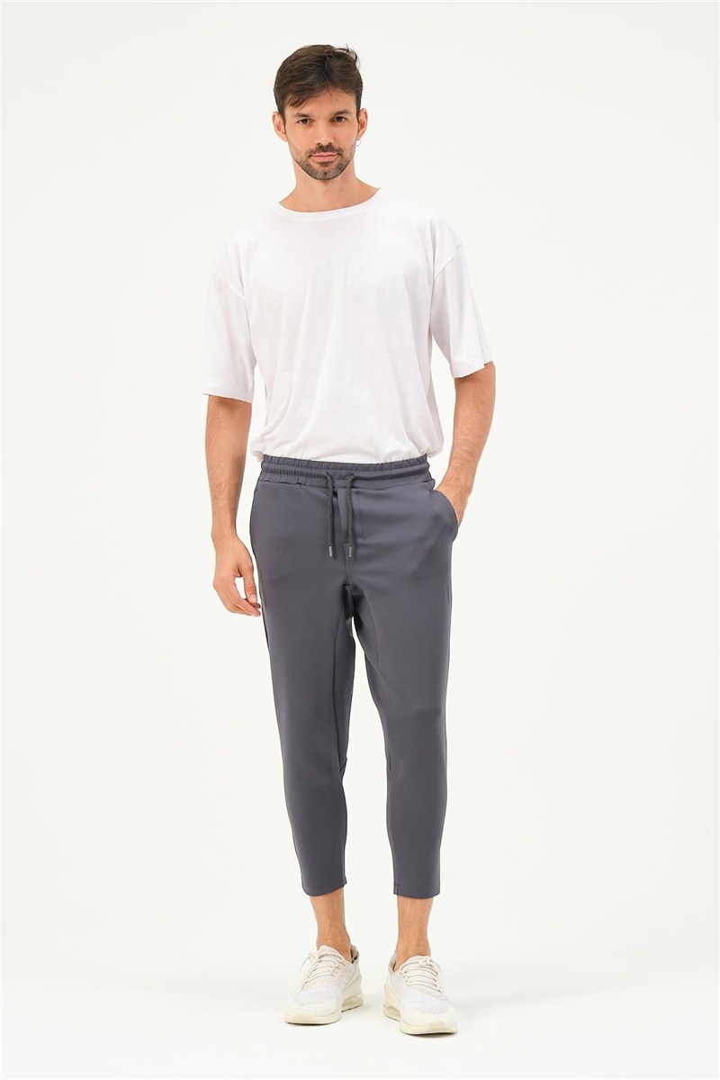 C&City Men Straight Leg Waist Detail Sweatpants 855   #451125