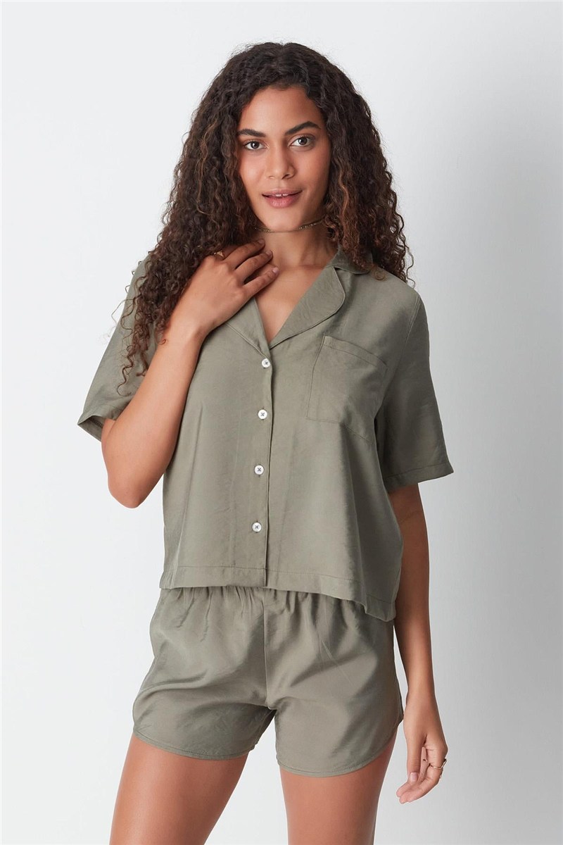 Short Sleeve Shirt and Shorts Set 9148  #451365