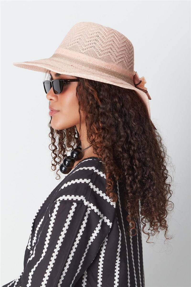 Mercerized Beach Hat T23740-15  #451446