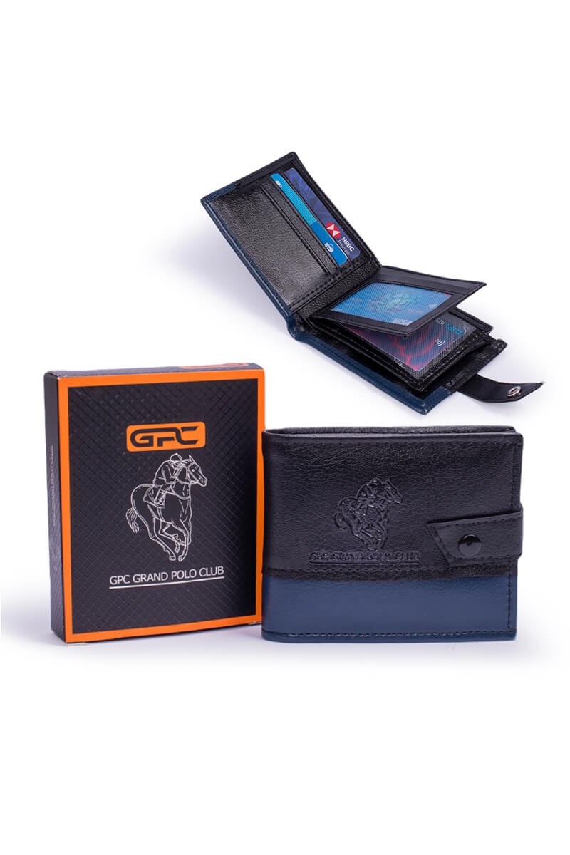 Men's wallet - Black with Blue 20210835683