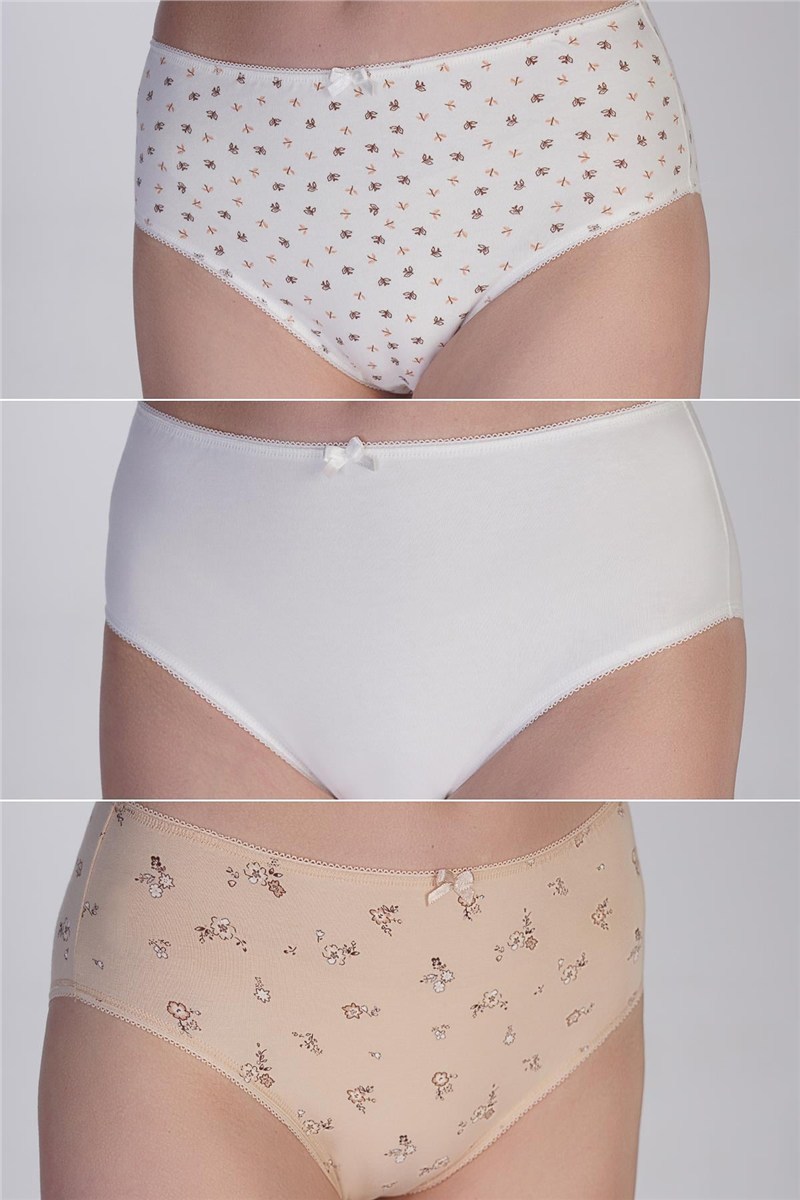 3-Pack High Waist Bikini Panties 5002  #451863