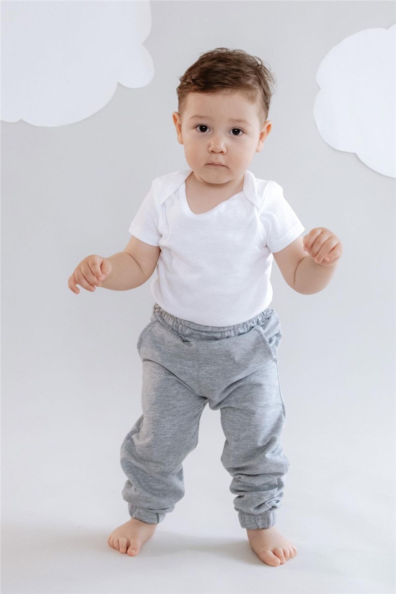Boy's Elastic Cuffed Sweatpants 763  #451227