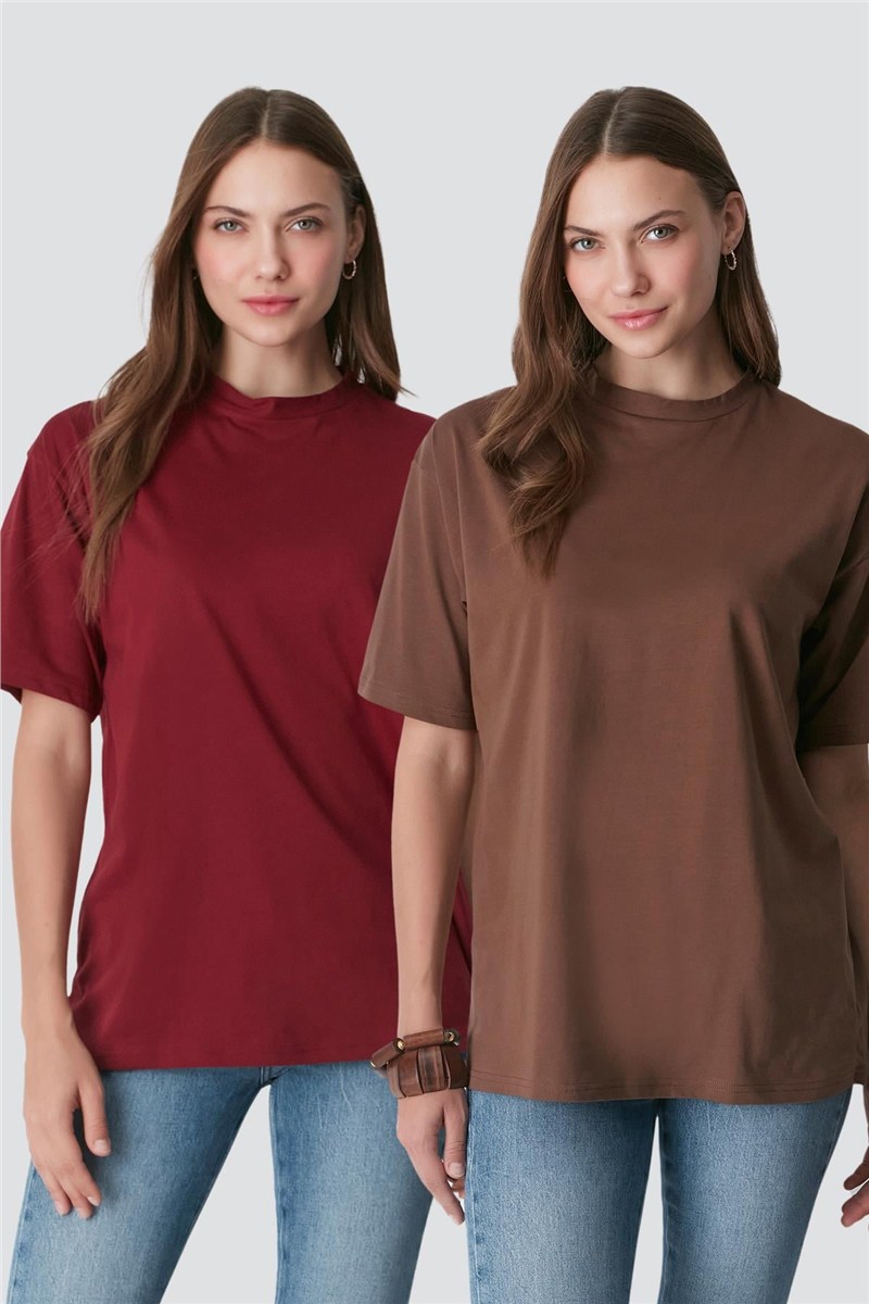 2-Pack Crew Neck Short Sleeve Casual T-Shirt 961  #451424
