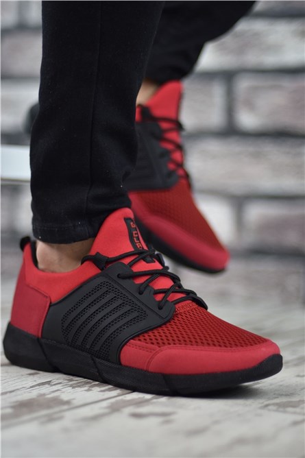 Men's sports shoes - Red with Black #324973