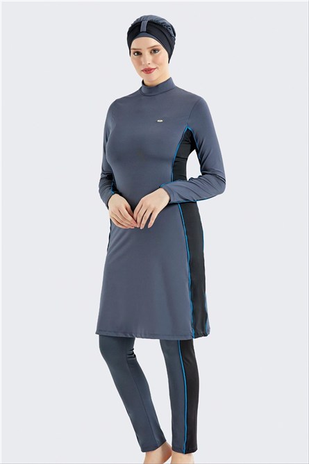 Full Covered 3-Piece Hijab Swimsuit C12052  #451257