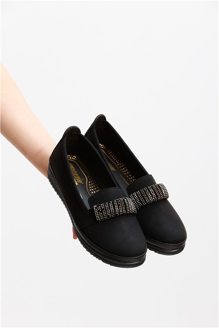 Дамски балерини 7025 - Черни #371801