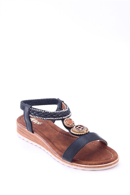 Women's Sandals 7037 - Black #360519